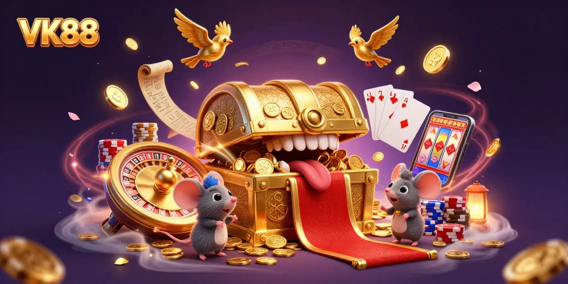 Spin the reels for fortune at VK88, where vibrant treasures and exciting games await!