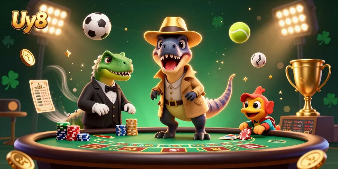 Experience thrilling gameplay at Uy88 with a velociraptor card counter, stegosaurus pit boss, and compy chip thief.