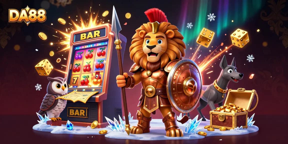 Spin the reels at DA88 with thrilling characters and big win elements bursting with energy.