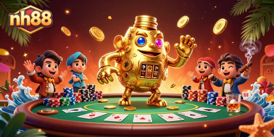 Experience thrilling gameplay at nh88 with dynamic poker scenes and rich casino imagery
