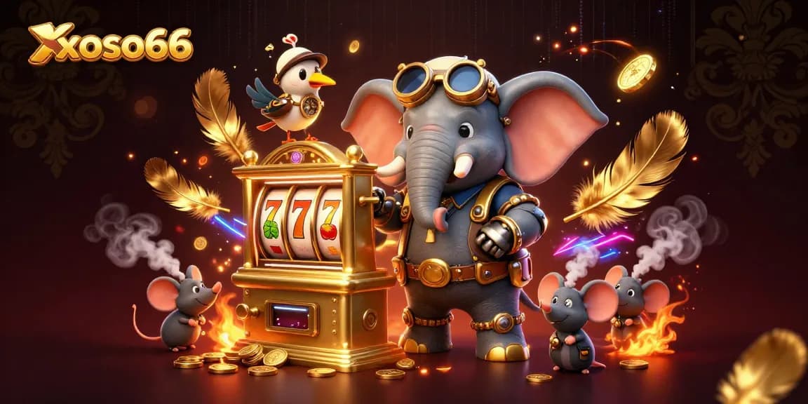 Play with xoso66 to experience thrilling casino action surrounded by vibrant gaming elements.