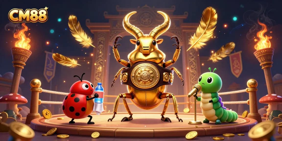 Engage in thrilling action with CM88's animated gaming universe, featuring dynamic characters and vibrant visuals.
