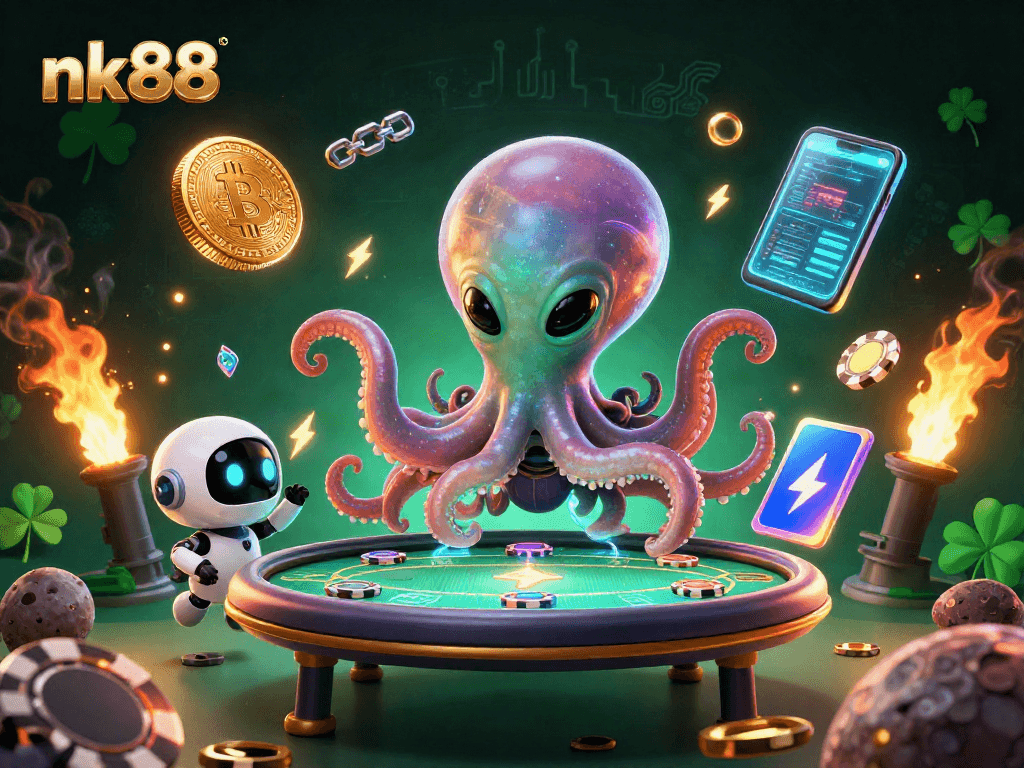 Win big at nk88 with exciting alien poker action and vibrant crypto elements.