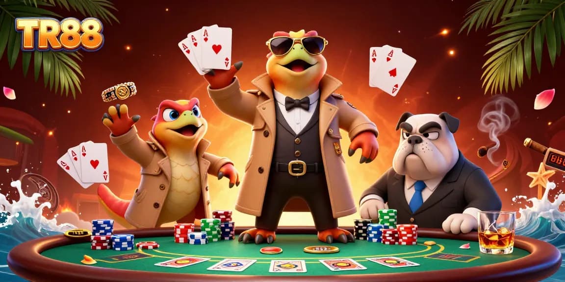 Experience TR88's thrilling atmosphere with raptors in disguise at a VIP casino leaderboard.