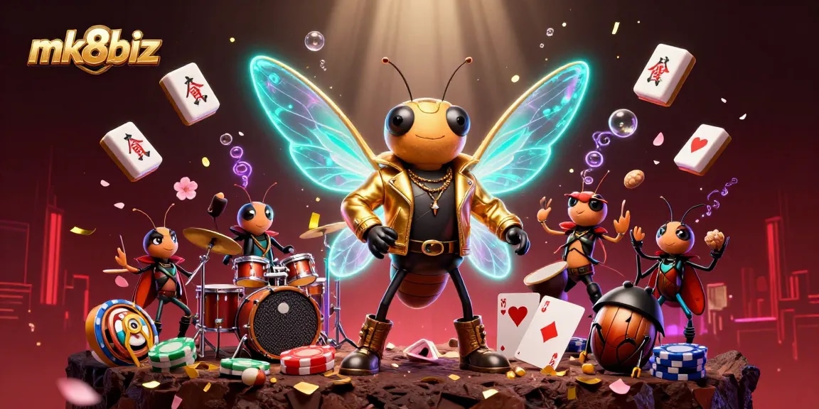 Experience the vibrant mk8biz casino scene with dynamic characters and rich gambling elements.