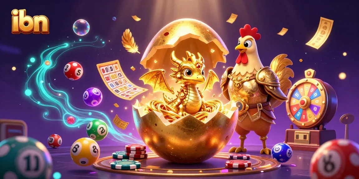 Engage with the vibrant world of ibn's online casino featuring a golden dragon and exciting game elements.