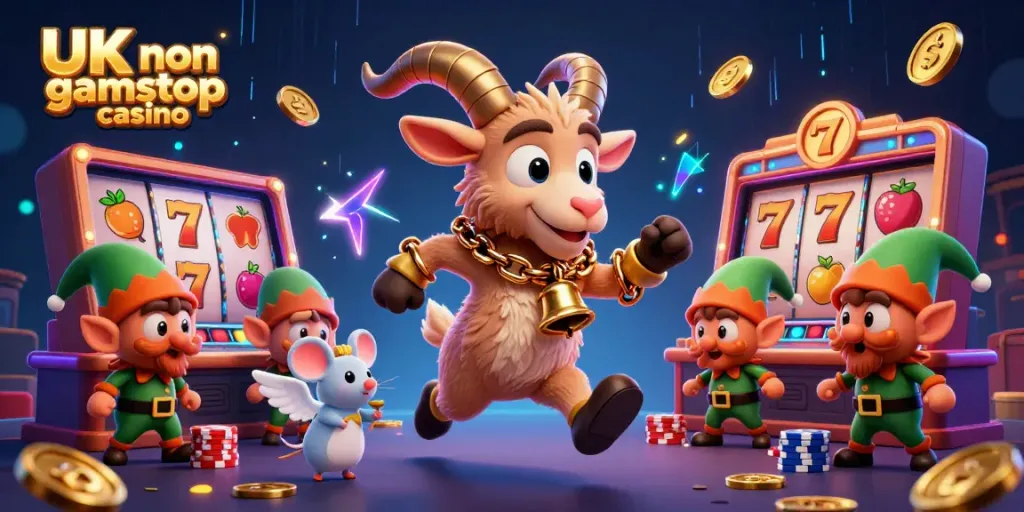 Engage in thrilling play at a UK non gamstop casino with Krampus and festive characters ensuring excitement.