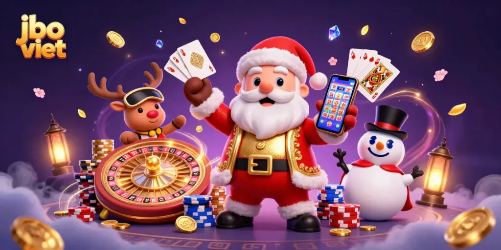 Spin the reels with jbo viet's exciting 3D casino action featuring vibrant characters and dynamic gameplay.