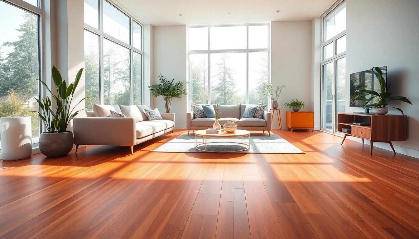 Enhance your space with exquisite lvp floors showcasing a stylish modern living room.