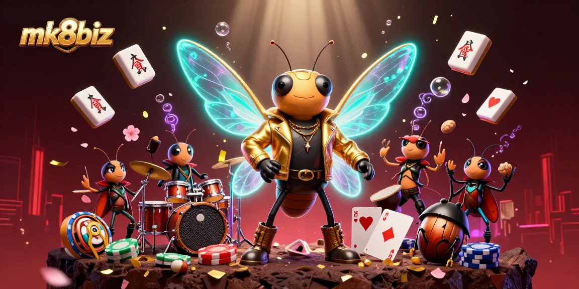Experience the vibrant mk8biz casino scene with dynamic characters and rich gambling elements.