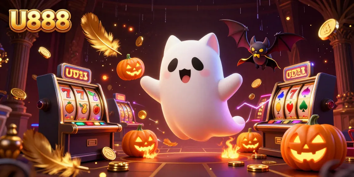 Experience the thrilling U888 casino action with playful characters in a vibrant 3D illustration.